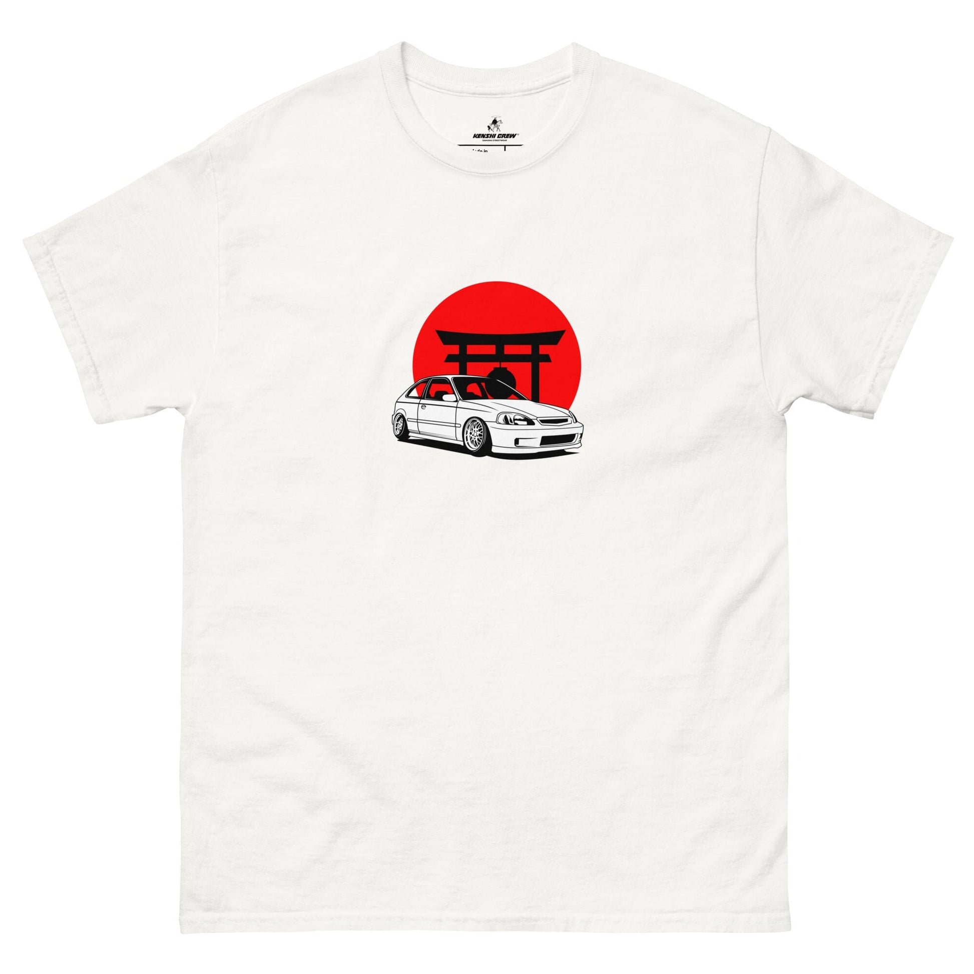 Honda Civic Type R T-Shirt JDM T-shirts Kenshi Crew White S 