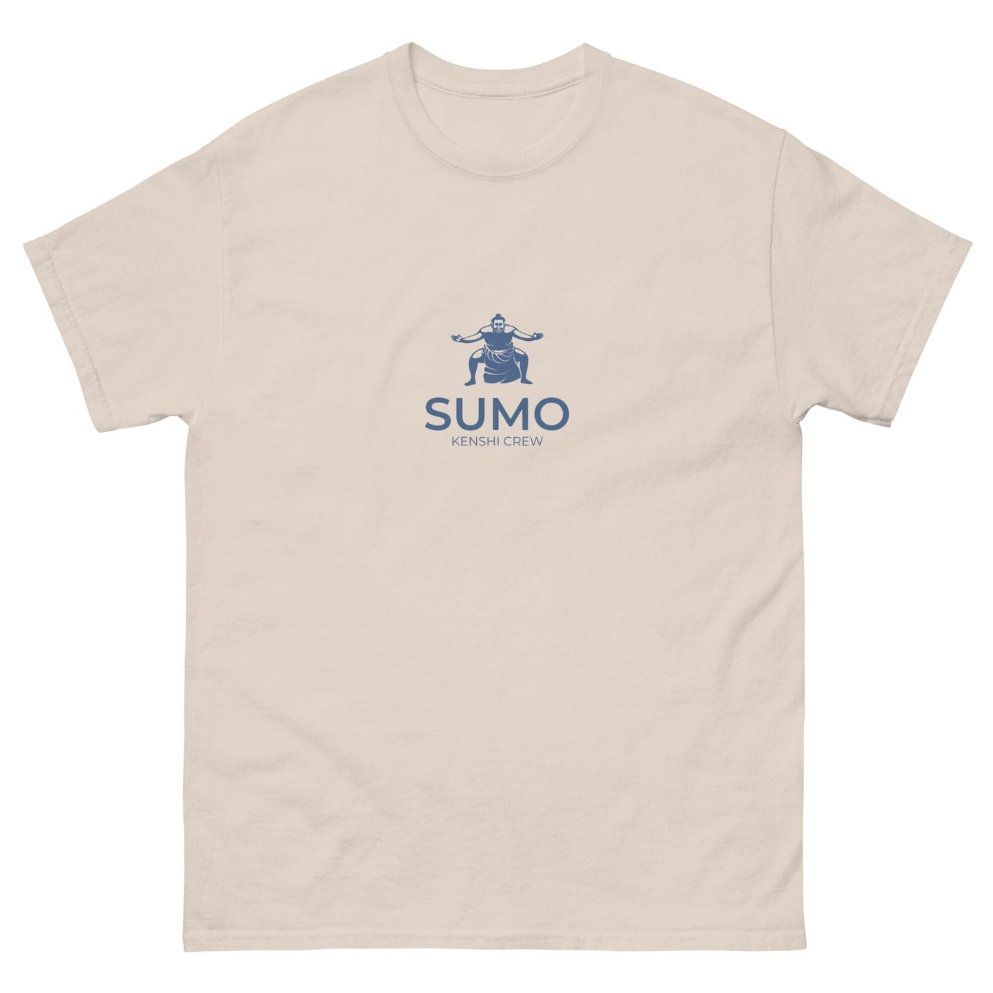 Mens Sumo Shirt Martial Arts T-shirts Kenshi Crew Natural S 