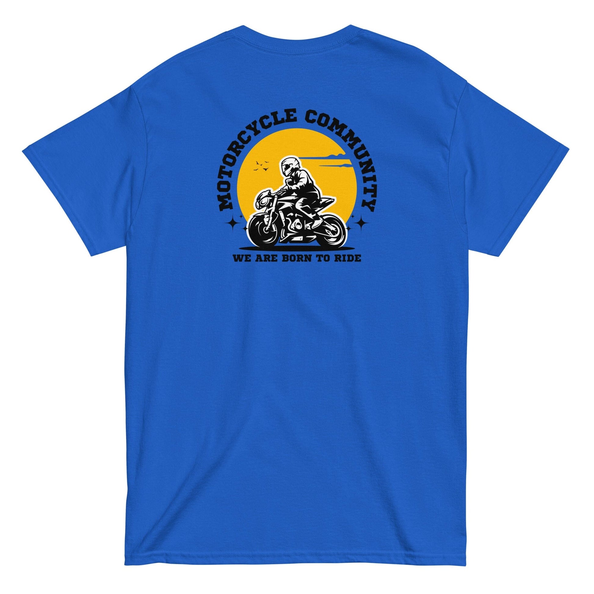 Motorcycle Community T-shirt Kenshi Crew Royal S 