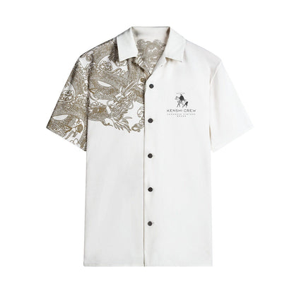 Dragon Short Sleeve Shirt Short-Sleeve Shirts Kenshi Crew XS 