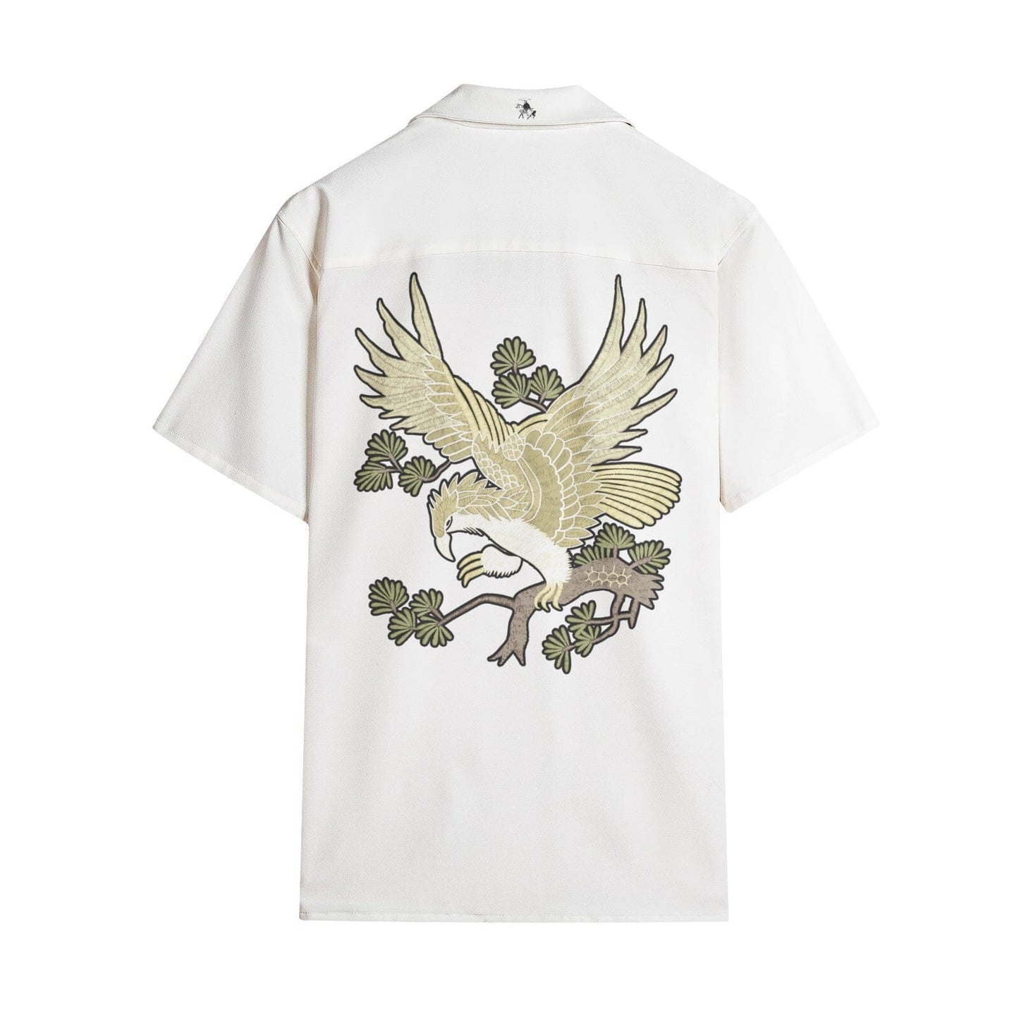 Eagle Embroidery Short Sleeve Shirt Short-Sleeve Shirts Kenshi Crew 