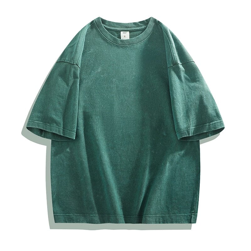 Essential Green Faded T-shirt Essential T-shirts Kenshi Crew Green S 