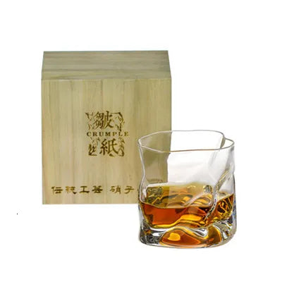 Luxury Edo Crystal Japanese Whisky Glass 260ml Whisky Glasses Kenshi Crew 1 Piece 260ml 