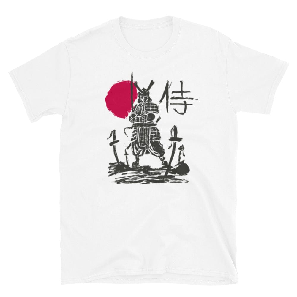 Samurai Spirit White T-shirt Kenshi Crew 